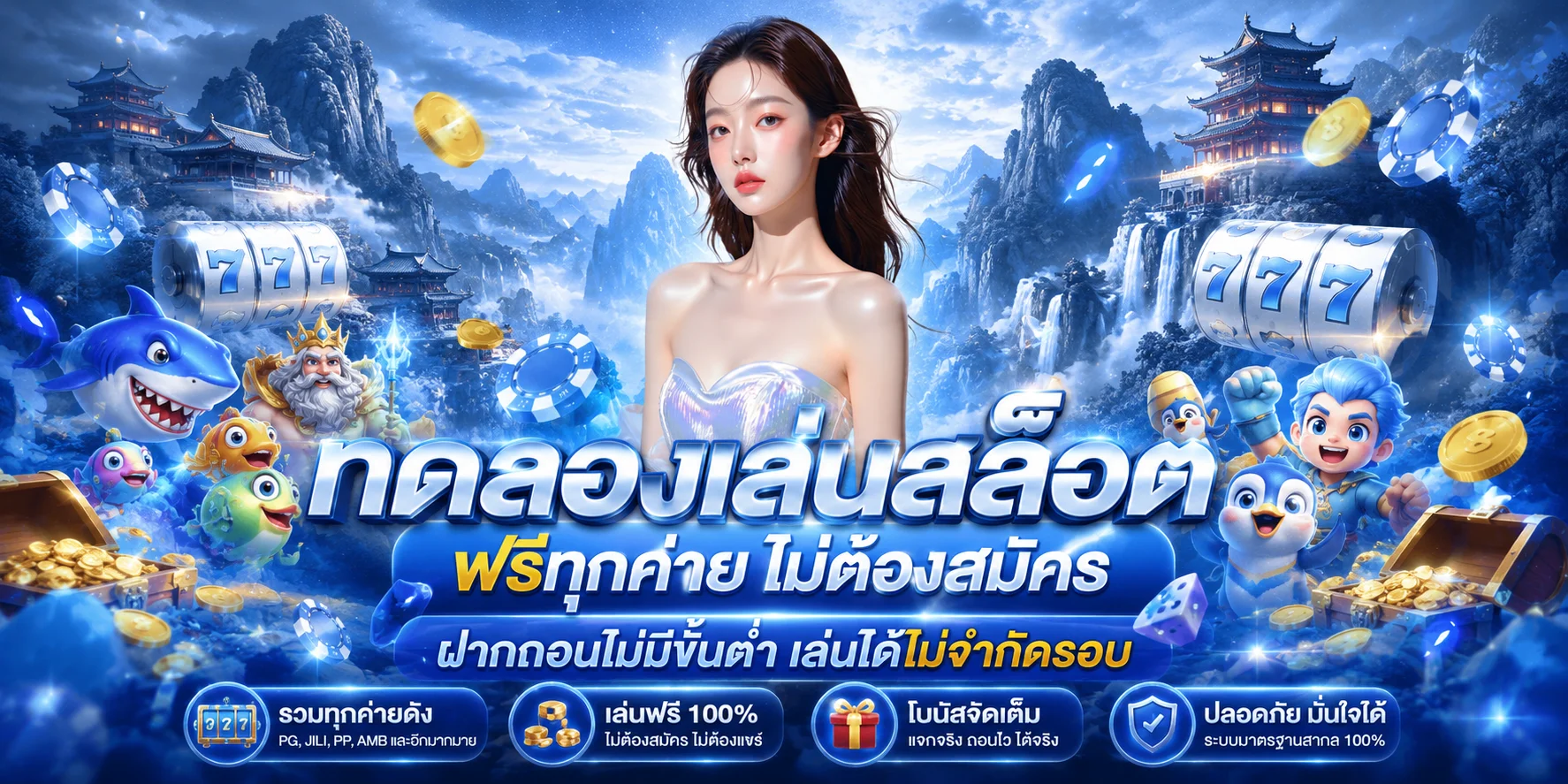 ทดลองเล่นสล็อต WINZY888 ฟรีทุกค่ายเกม